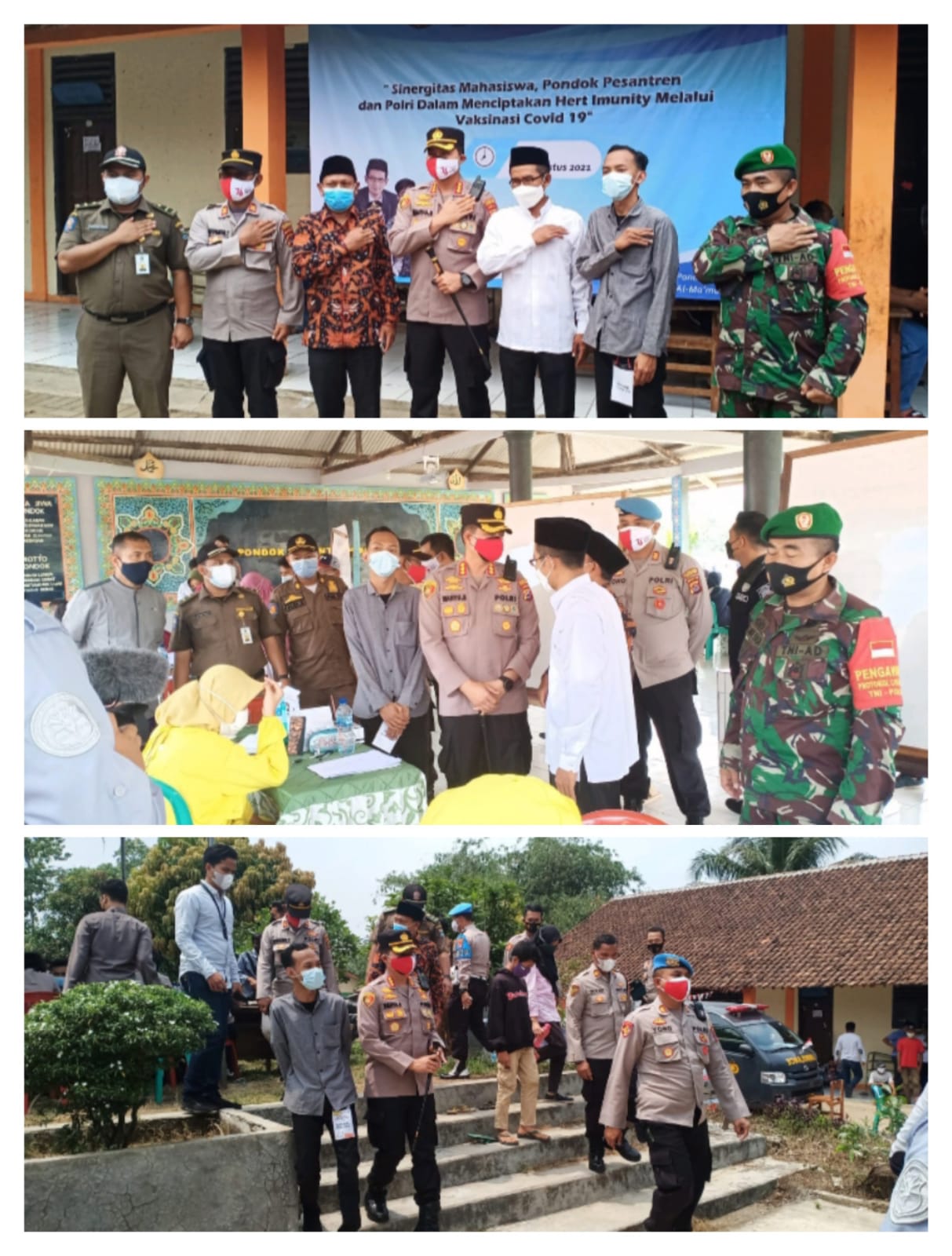 Kapolresta Tangerang Kombes Pol Wahyu Sri Bintoro, SH, S.IK, M.SI, Bersama Pergerakan Mahasiswa Tangerang Raya