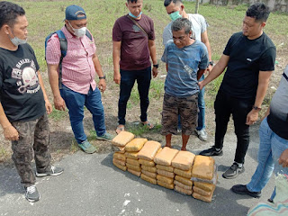 Ditnarkoba Poldasu Berhasil Gagalkan Peredaran Ganja 30 Kg