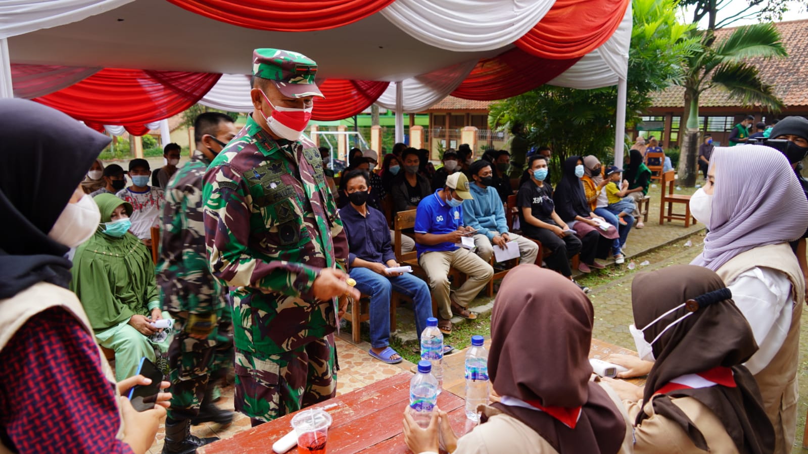 Hingga Hari Ini Vaksinasi Gelaran Korem 061/SK Mencapai Lebih Dari 411.000