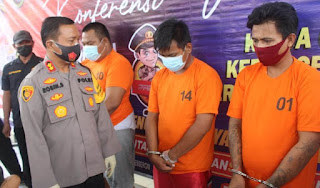 3 Pelaku Sindikat Narkoba Bakar Mobil Polisi Polres Sergai