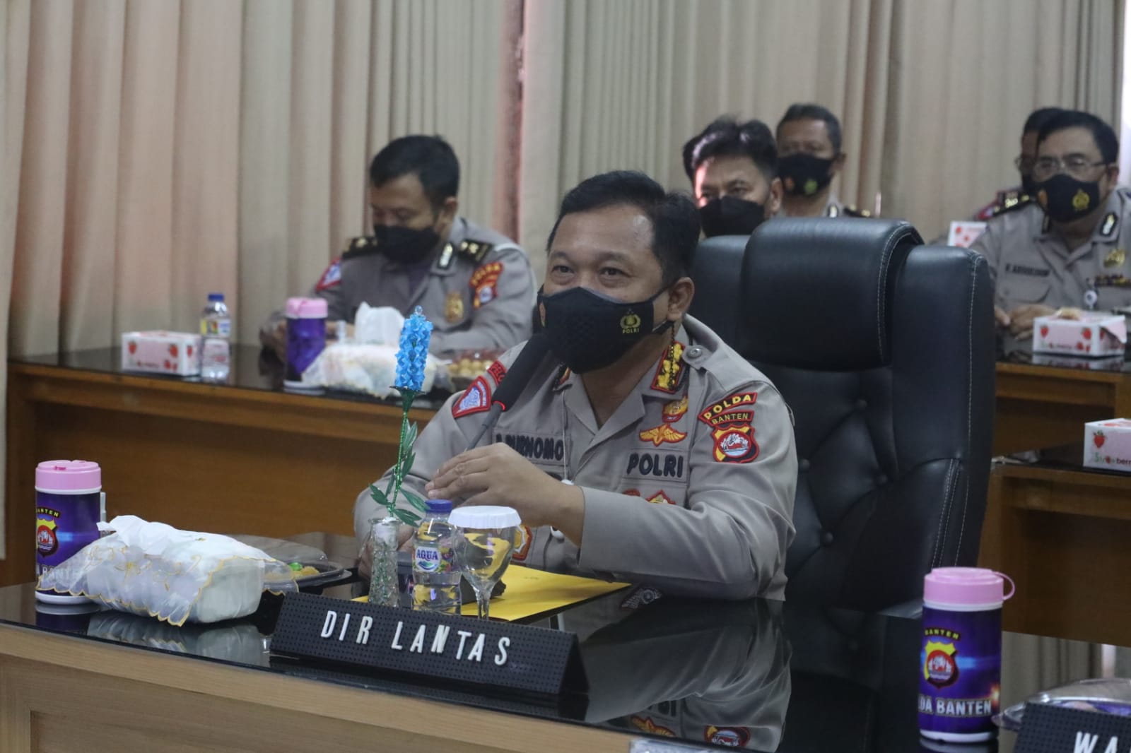 Operasi Patuh Maung 2021 Segera Dimulai, Ditlantas Polda Banten Gelar Lat Pra Ops Secara Virtual