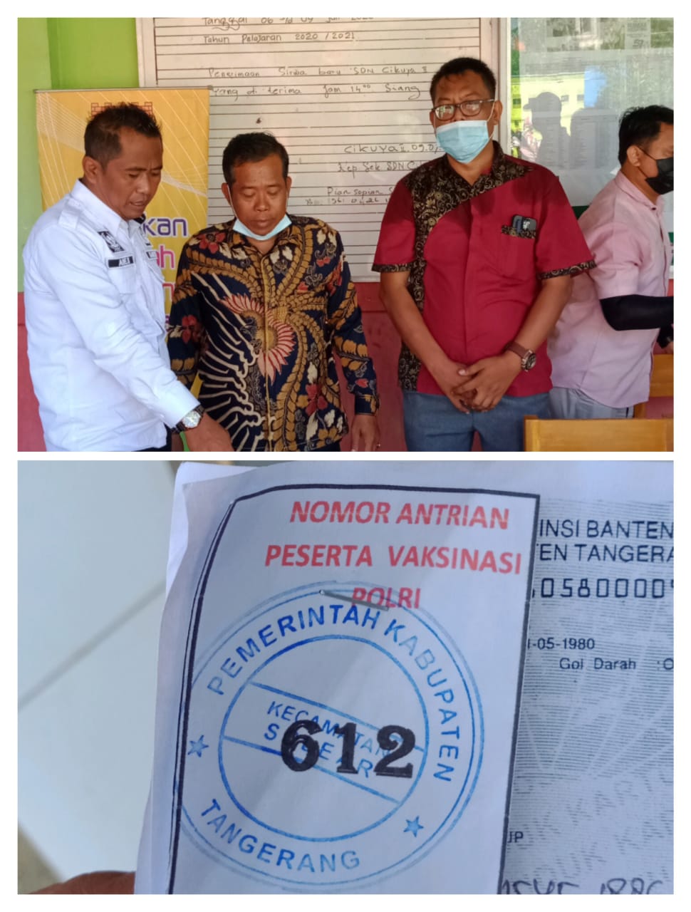 Lasi Kader Posyandu Ds.Pasanggrahan Menolak Warga Kirana Blok K41/ 08, untuk Mengikuti Vaksinasi, Padahal Warg