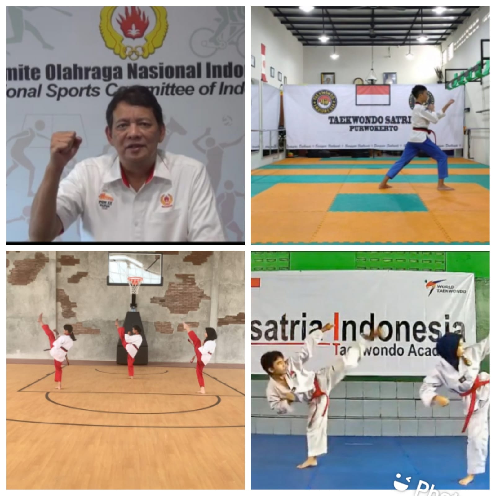 Kejuaraan Online Taekwondo “KONI CUP – Indonesia Taekwondo Poomsae Series” Sukses Digelar
