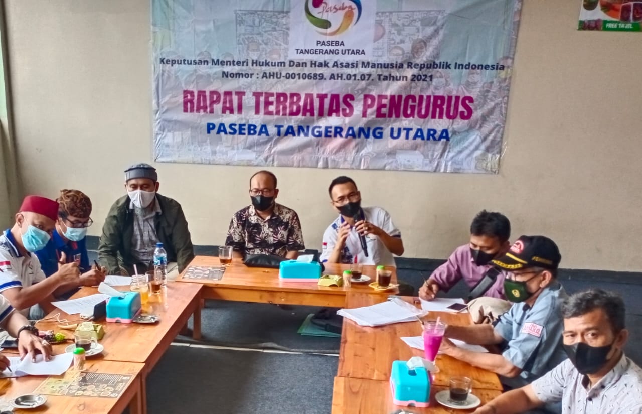 PASCA TERBIT AHU, Paseba Tangerang Utara Lantik 10 Ketua Departemen