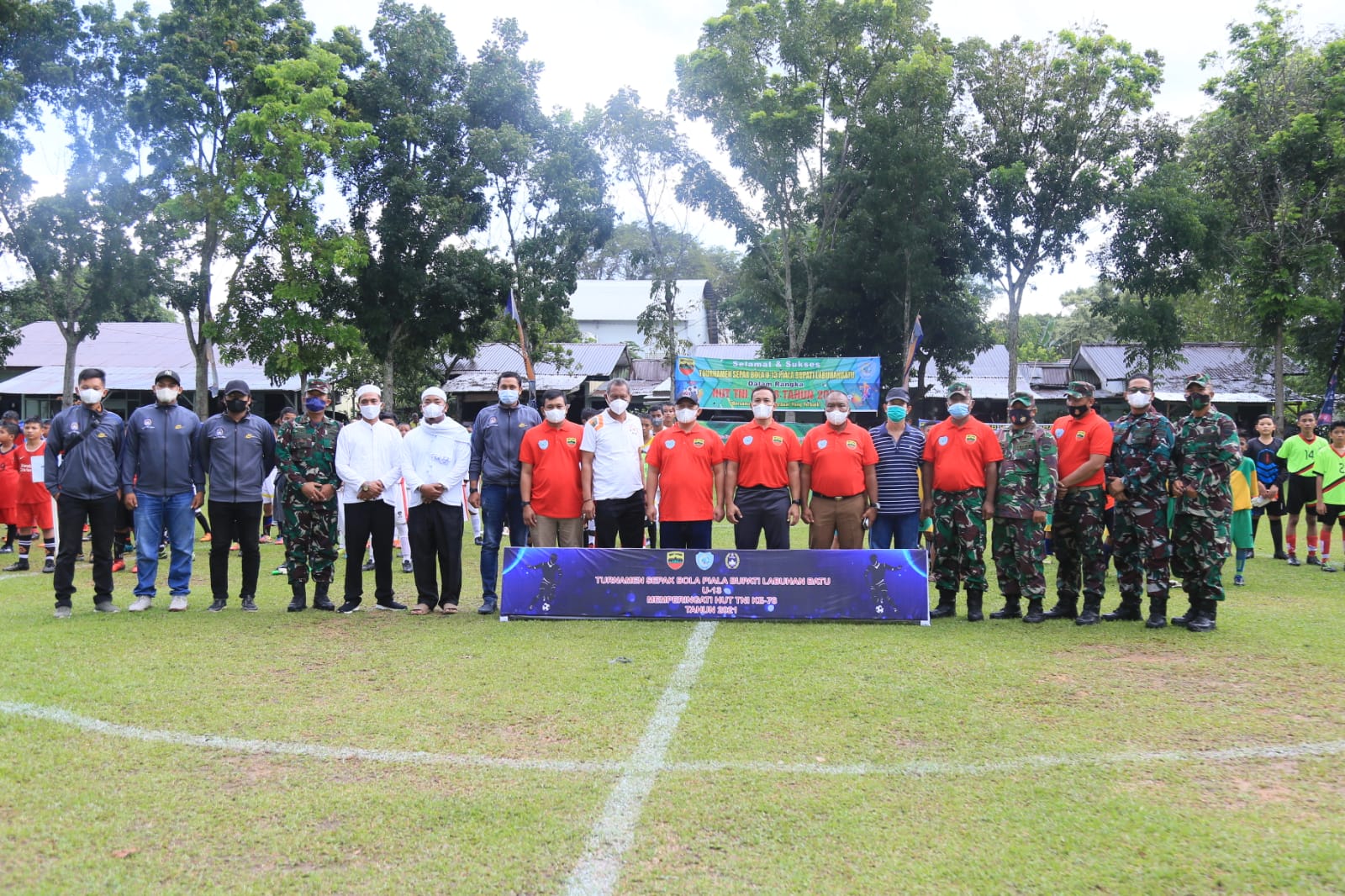 Bupati Labuhanbatu Membuka Turnamen Sepakbola U-13