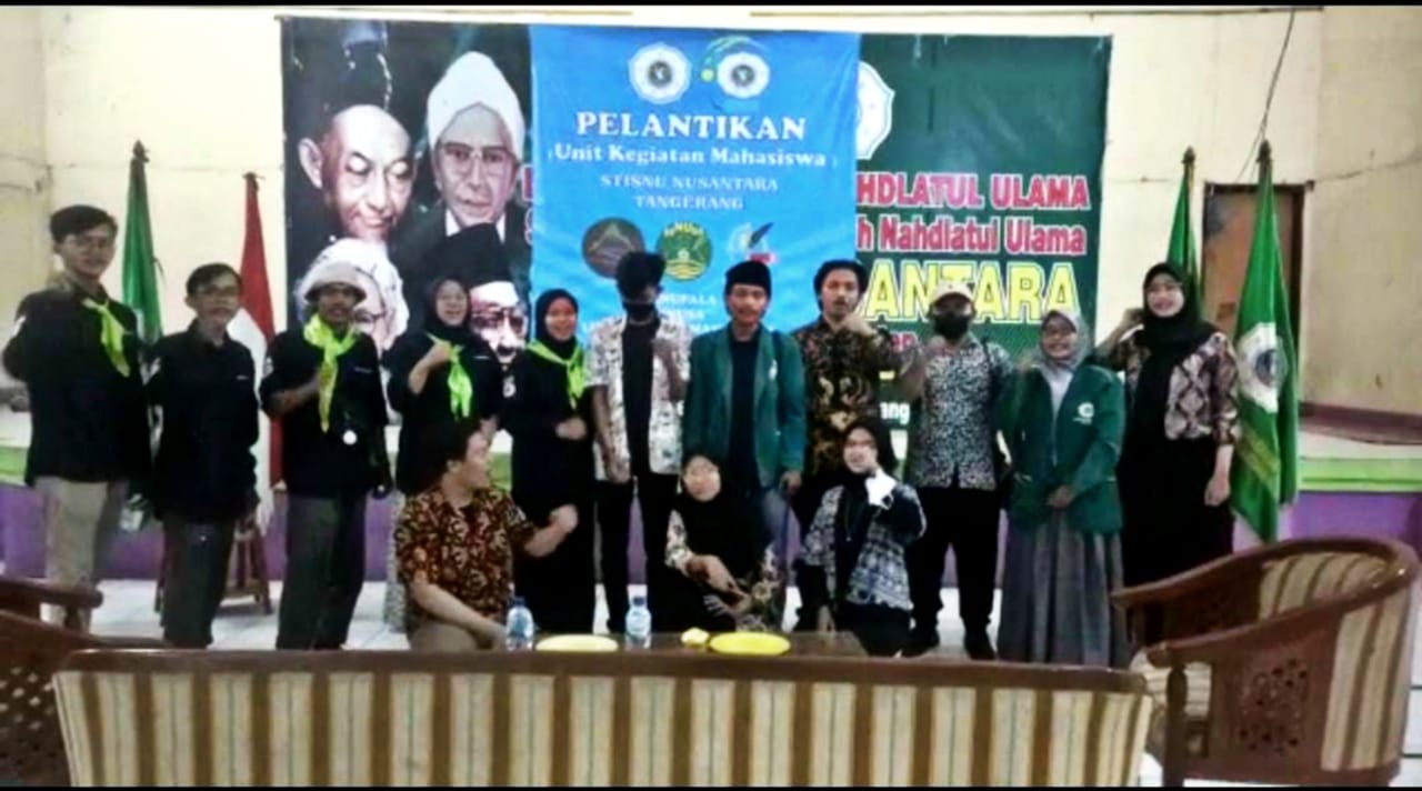 Pelantikan Tiga Pengurus UKM di Kampus STISNU Nusantara Tangerang