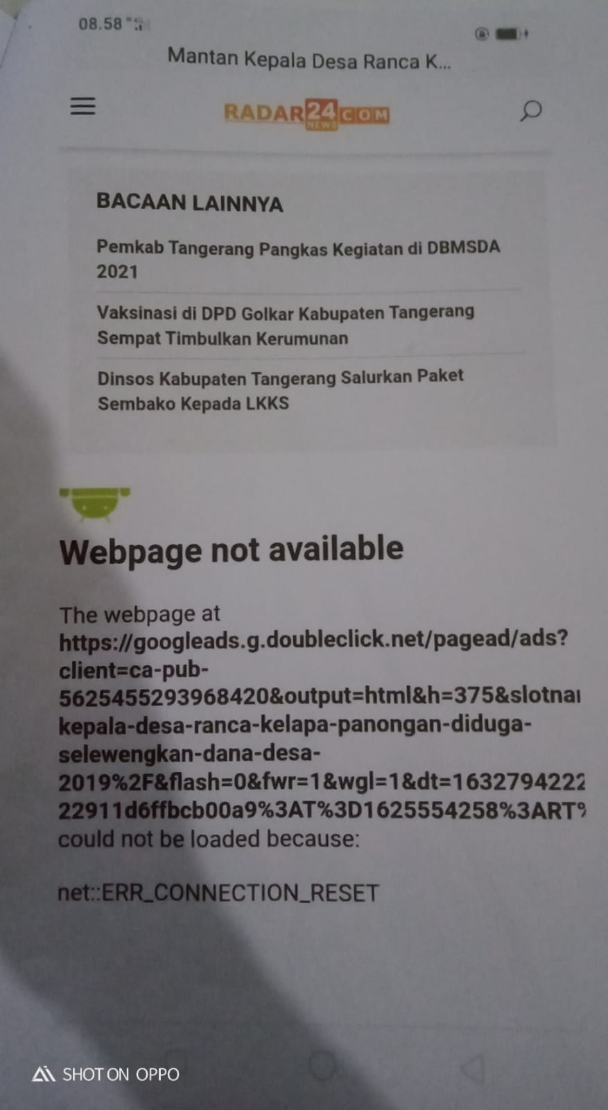 Kenapa Hanya 2 Oknum wartawan Yang Disebut Dalam Pemberitaan Ada Apa Ini