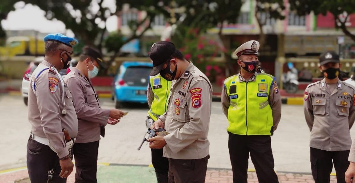 Tingkatkan Disiplin, Unit Provos Polsek Cikande Laksanakan Kegiatan Penegakan Ketertiban dan Disiplin (Gaktibp