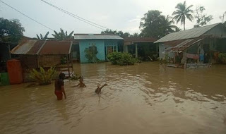 Kabupaten Sergai Dilanda Banjir, 1238 Rumah Terendam