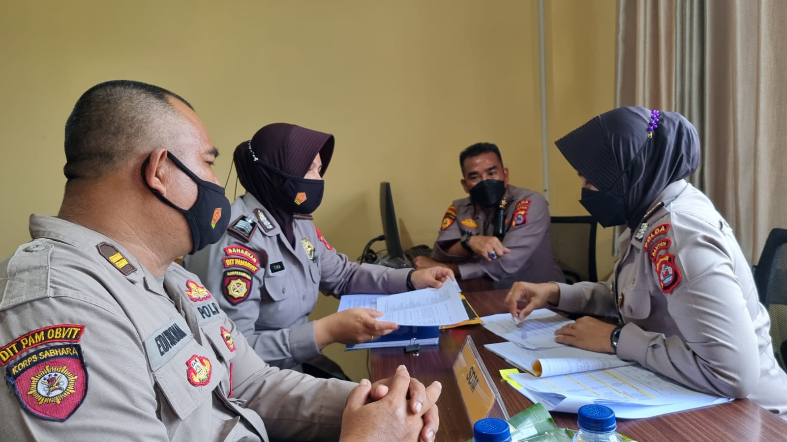 Dirpamobvit Polda Banten Sambut Tim Audit Kinerja Itwasda Polda Banten