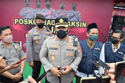 Polresta Sidoarjo Membuka Siaga Vaksin 24 Jam