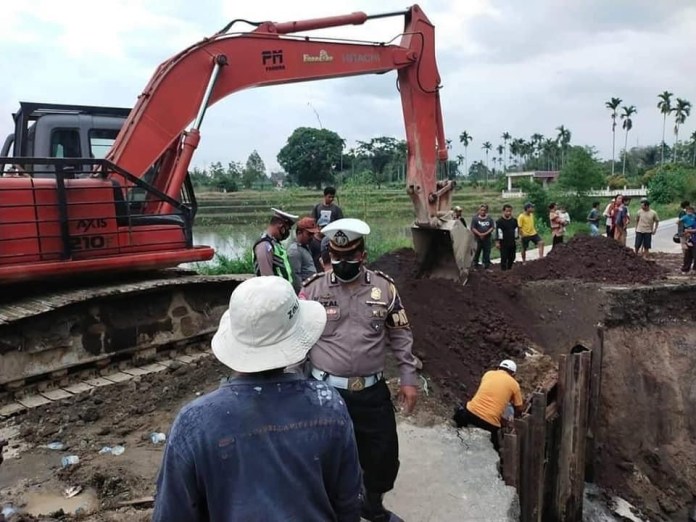 Longsor di Jalur Siantar Saribudolok, Masyarakat Minta Perbaikannya Dituntaskan