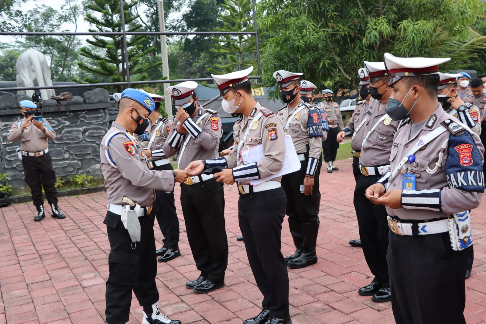 Provos Bidpropam Polda Banten Cek Ketertiban dan Disiplin Personel Polres Lebak