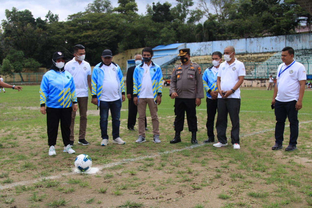 Kompetisi Sepak Bola Liga 3 Zona Sumatera Utara Resmi dibuka Wabup Labuhanbatu