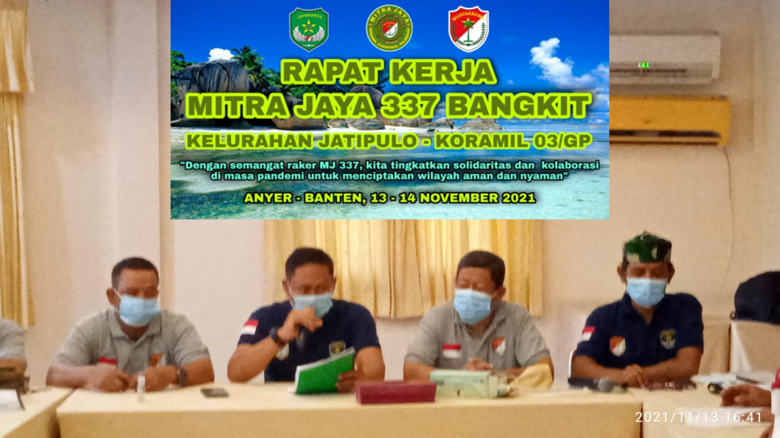 Satukan Visi dan Misi, Pengurus Mitra Jaya 337 Jatipulo Koramil 03/GP Gelar Raker Internal