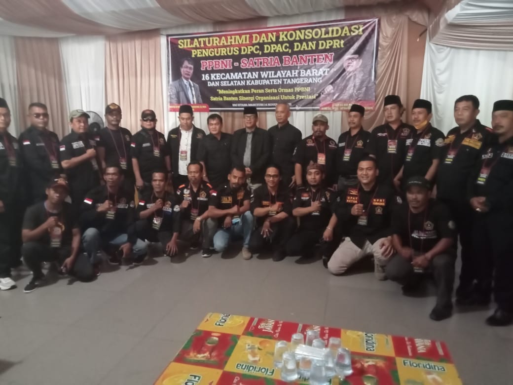 PPBNI SATRIA BANTEN gelar acara Silaturahmi dan Konsolidasi antar Pengurus di RM ISTANA CIMANCEURI Balaraja Ta