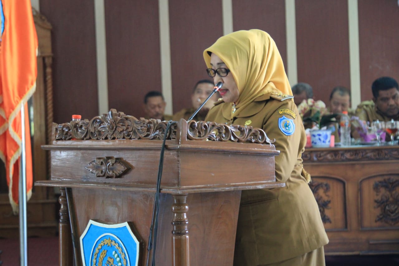 Wakil Bupati Labuhanbatu Sampaikan Nota Pengantar Ranperda APBD Kabupaten Labuhanbatu TA 2022