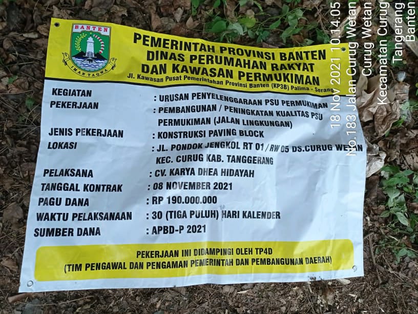 Diduga Tidak Sesuai R.A.B , Pelaksana dan Pengawas Main Petak Umpet