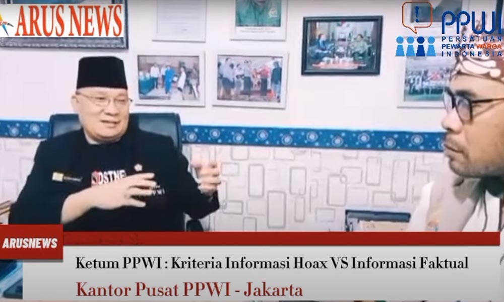 Kriteria Berita Hoax Versus Faktual, Ini Jawaban Wilson Lalengke