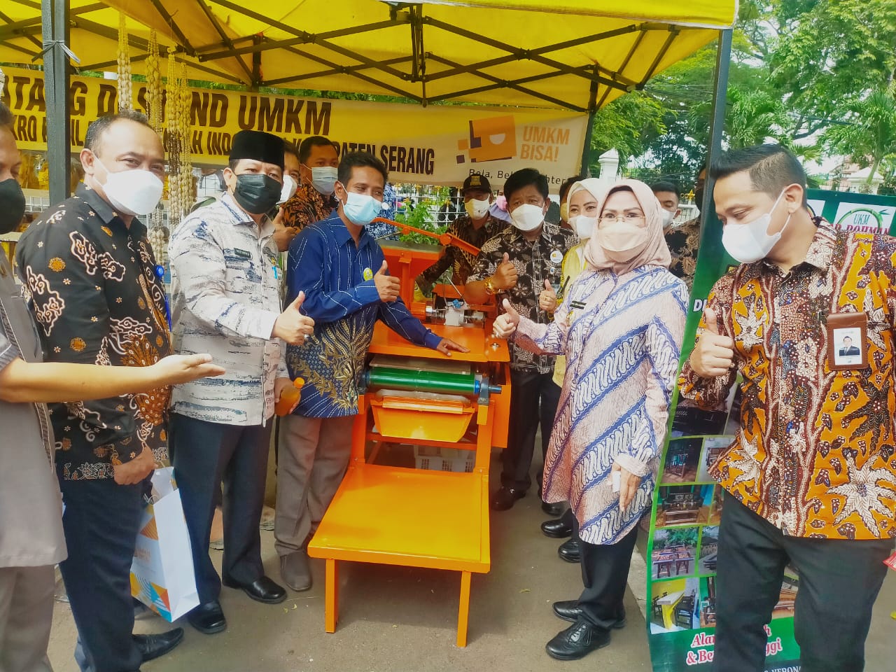 Realisasikan ‘UMKM Bisa’, Bupati Serang Resmikan Teras Pendopo