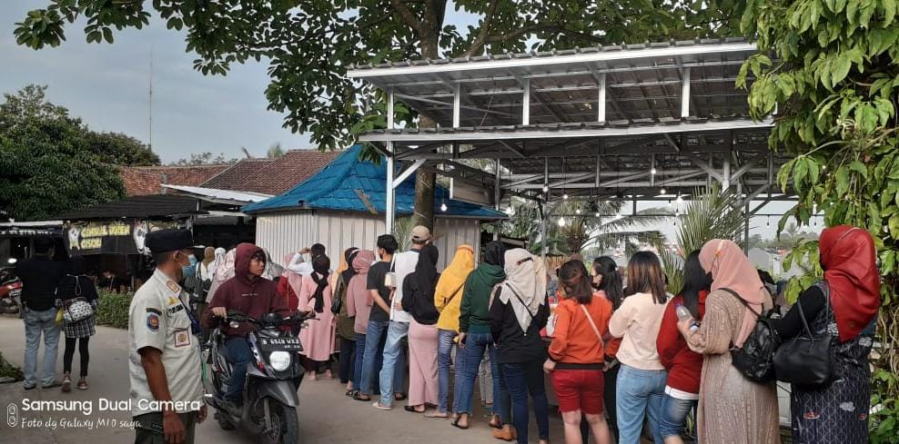 Pemerintah Indonesia gencar gencarnya perang dengan Covid-19, di Kecamatan Cisoka pengusaha Central duren Ciso