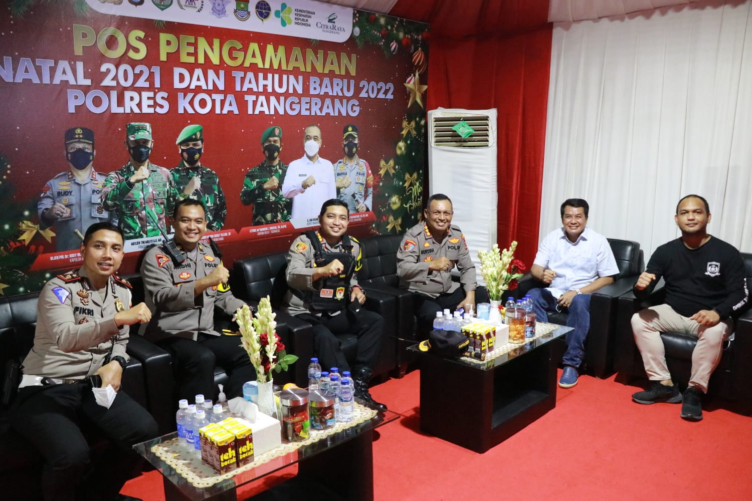 Dinas Perhubungan Kabupaten Tangerang Siapkan Pos Pengamanan Natal dan Tahun Baru di Beberapa Titik Keramaian