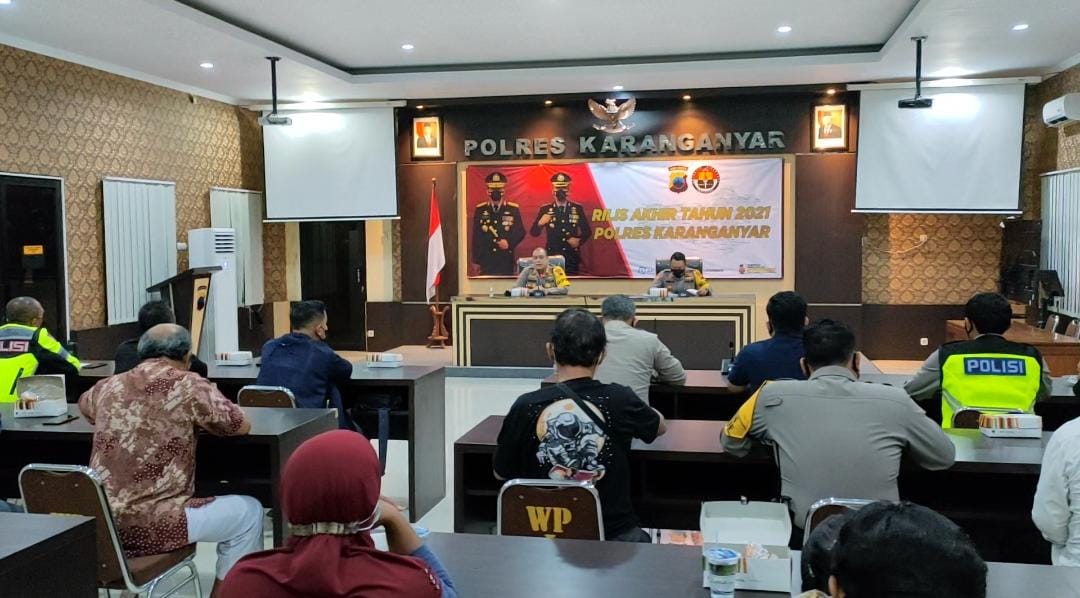 Polres Karanganyar Patut Dapat Apresiasi Dalam Menangani Kriminalitas dan covid 19 Sukses di Tahun 2021