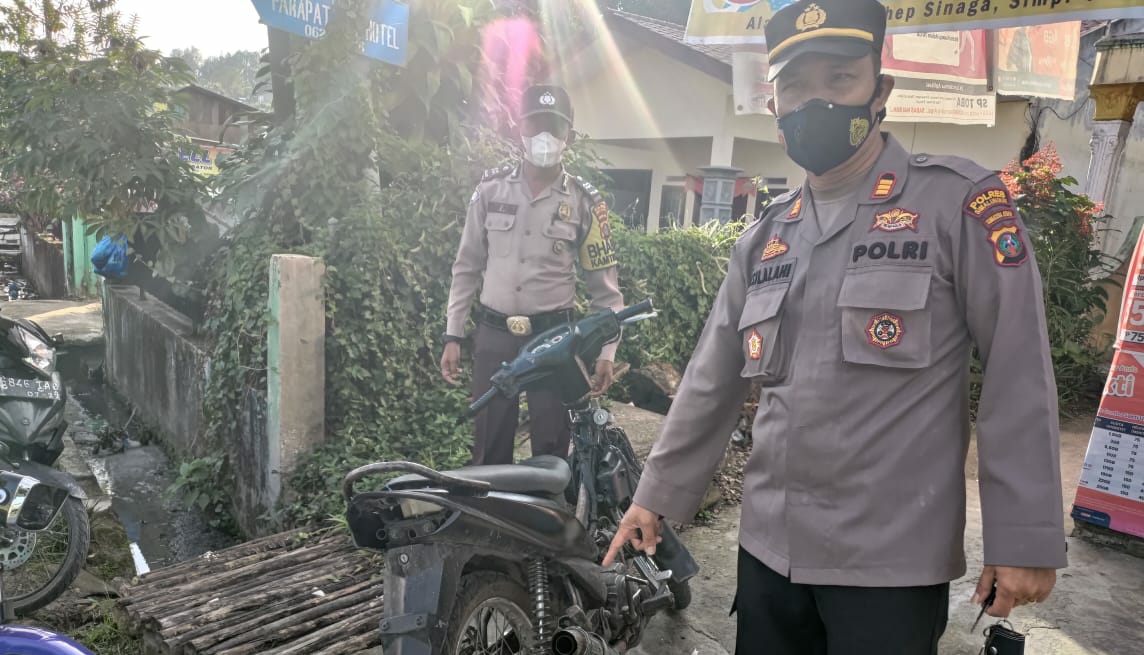 Ciptakan Kamtibmas di Kota Wisata, Polsek Parapat Jaring Pengguna Knalpot Bising