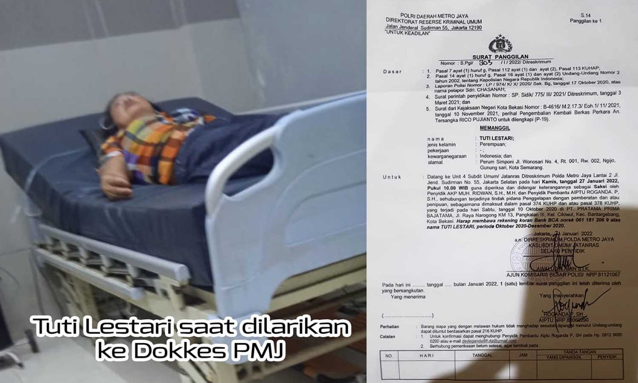 Heboh..!! Akibat Penyidik Kurang Profesional, Seorang Ibu Pingsan Saat Jalani Wawancara BAP