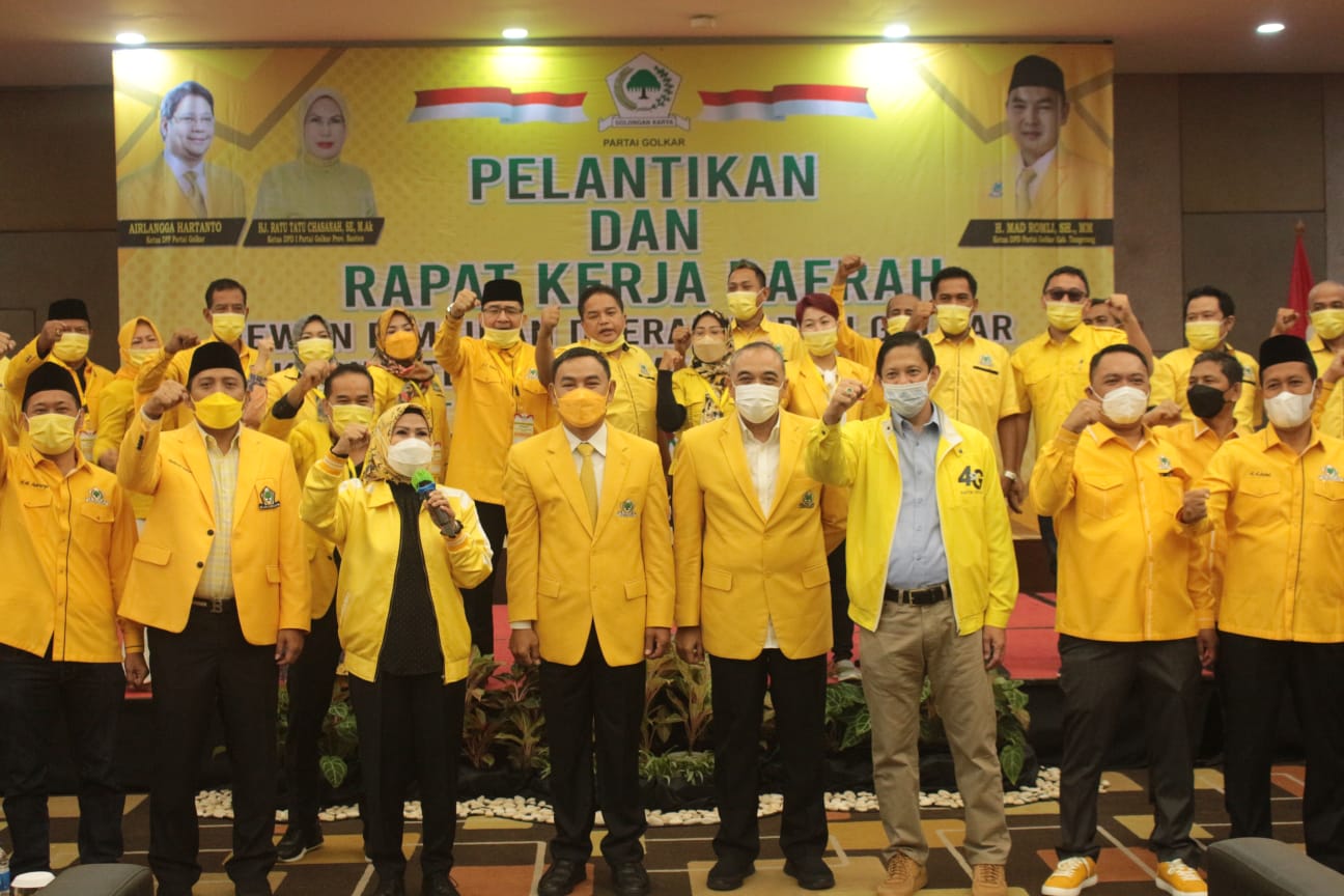 Sah, Mad Romli Dilantik Ketua Menjadi DPD Golkar Kabupaten Tangerang