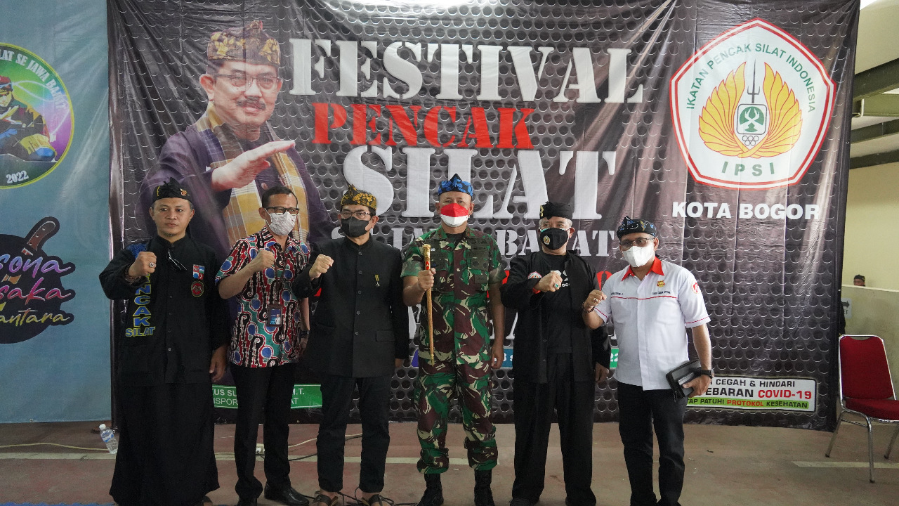 Lestarikan Budaya Bangsa, Danrem 061/SK Hadiri Pembukaan Festival Pencak Silat Se Jawa Barat