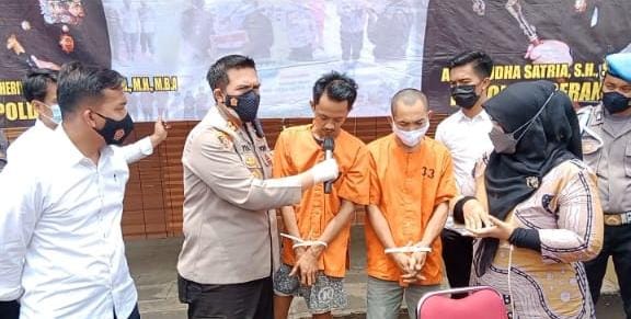 Tim Resmob Polres Serang berhasil Ungkap Pelaku Spesialis Pencurian Mobil PickUp