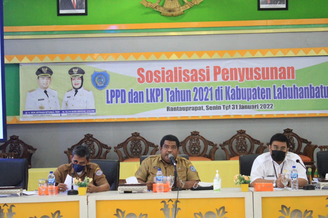 Asisten III Buka Sosialisasi Penyusunan LPPD dan LKPJ