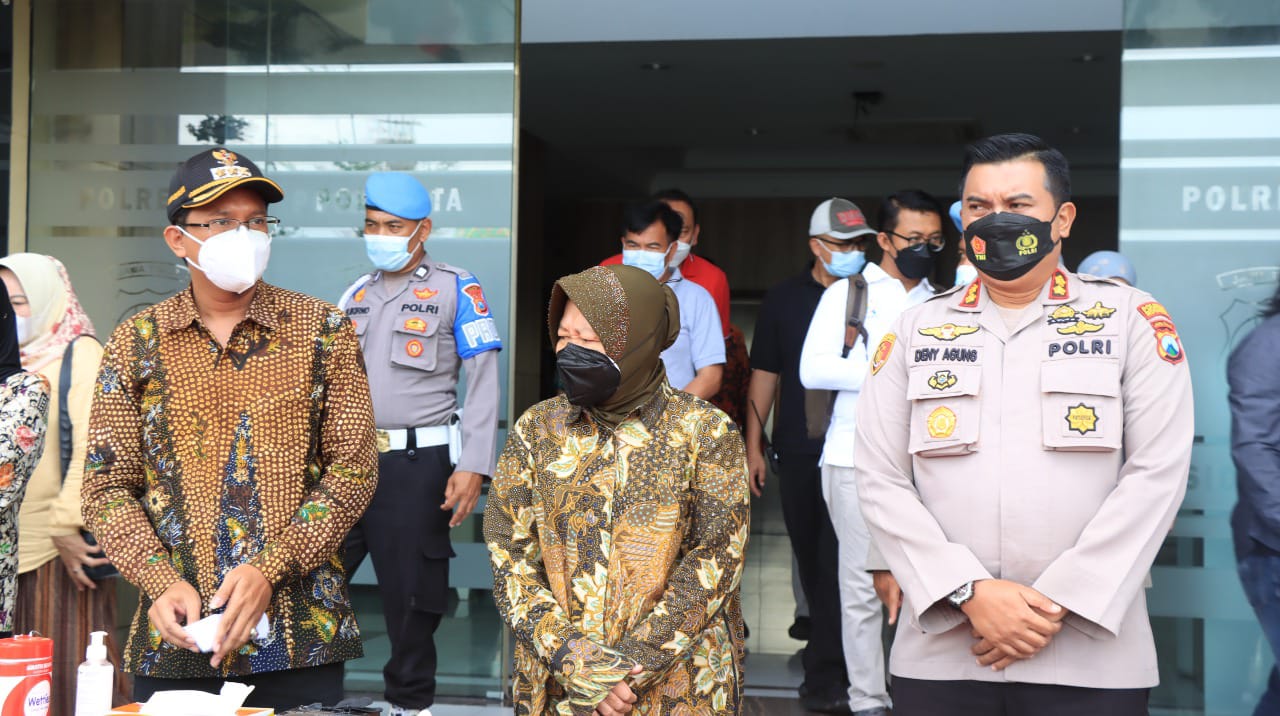 KDRT dan Kekerasan Pada Anak Meningkat, Mensos Tri Rismaharini Kunjungi Polresta Sidoarjo