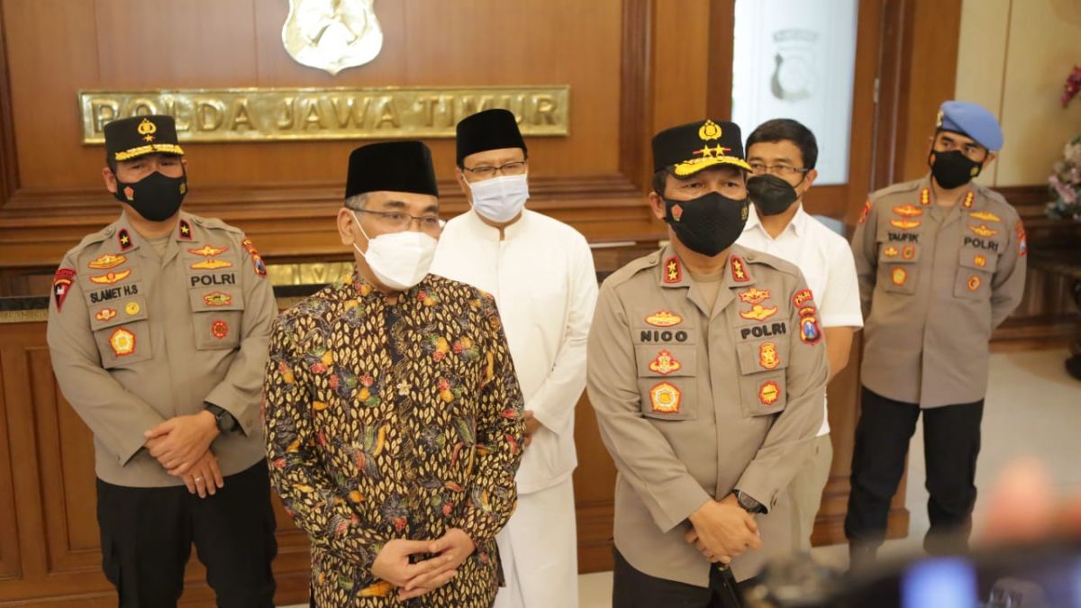 Harlah 99 NU, Ketum PBNU Temui Kapolda Jatim