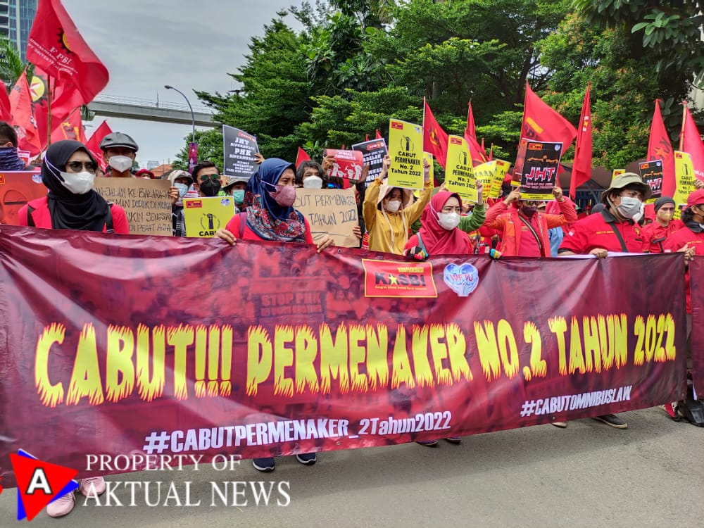 Serikat Pekerja Konfederasi KASBI Menolak Permenaker Nomor 2 Tahun 2022, Tentang Tata Cara dan Pembayaran JHT