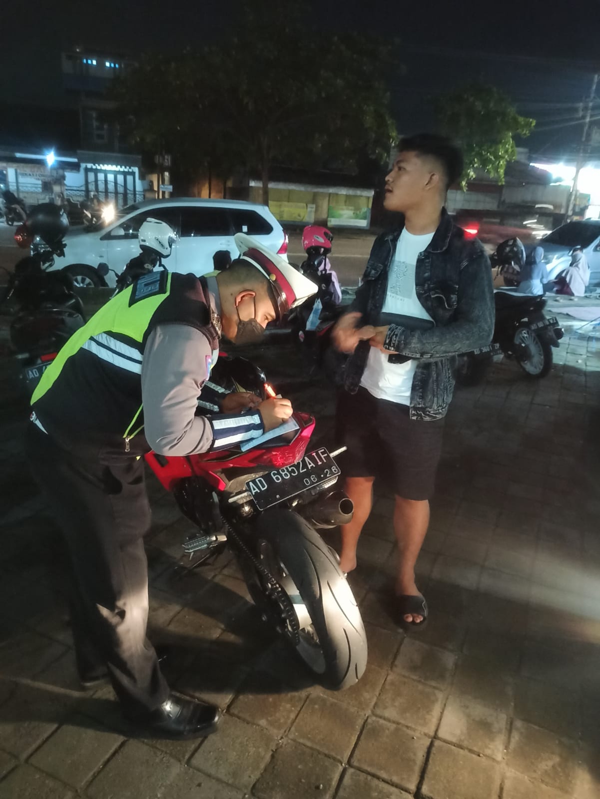 Satlantas Polres Karanganyar Amankan 32 Motor Berknalpot Brooong