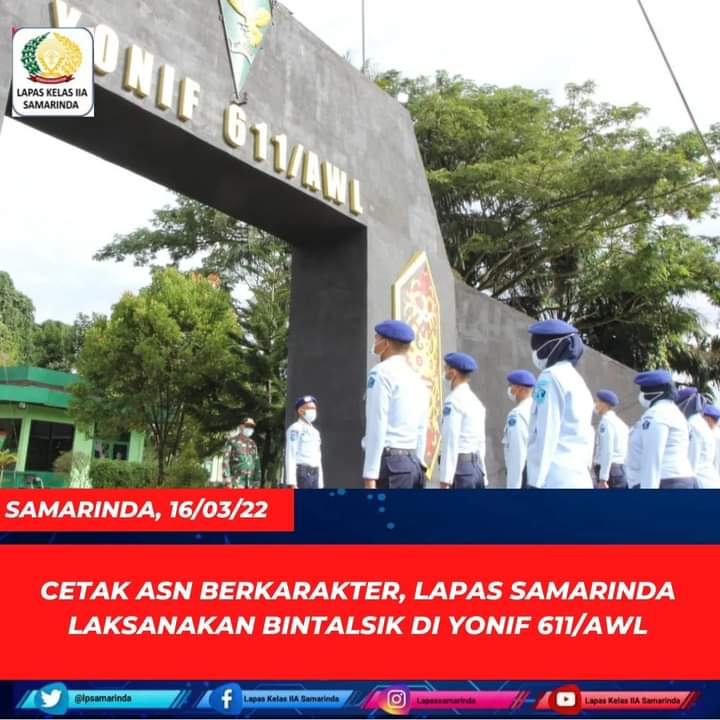 Kerjasama Dengan Batalyon 611/Awang Long, Petugas Lapas Kelas IIA Samarinda Dilatih Menembak