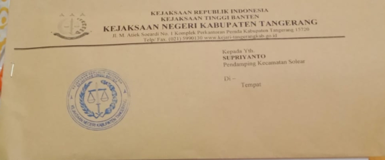 Supriyanto “Mantan”, Pendaming Kecamatan Solear, Merasa Janggal Terkait Surat Permintaan Keteranga