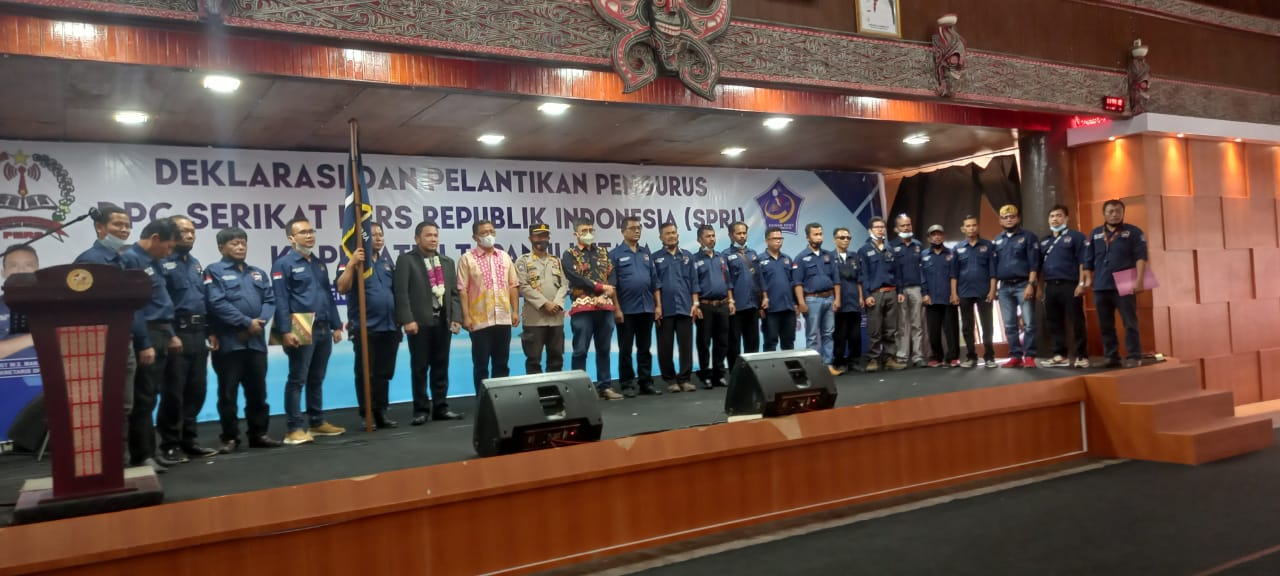 DPC SPRI Tapanuli Utara Resmi Dilantik, Bupati Nikson Nababan  Beri Dukungan