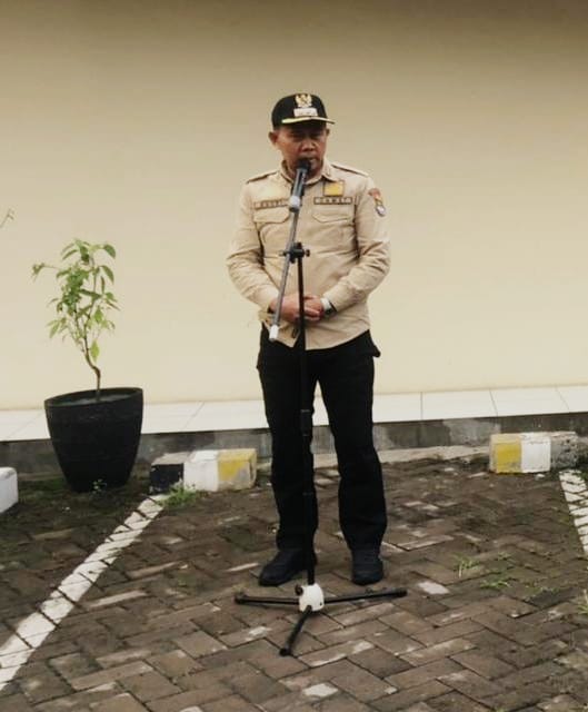 Camat Cisoka Pimpin Apel Kesiapan Pengamanan Malam Takbir dan Hari Raya Idul Fitri 1443 H