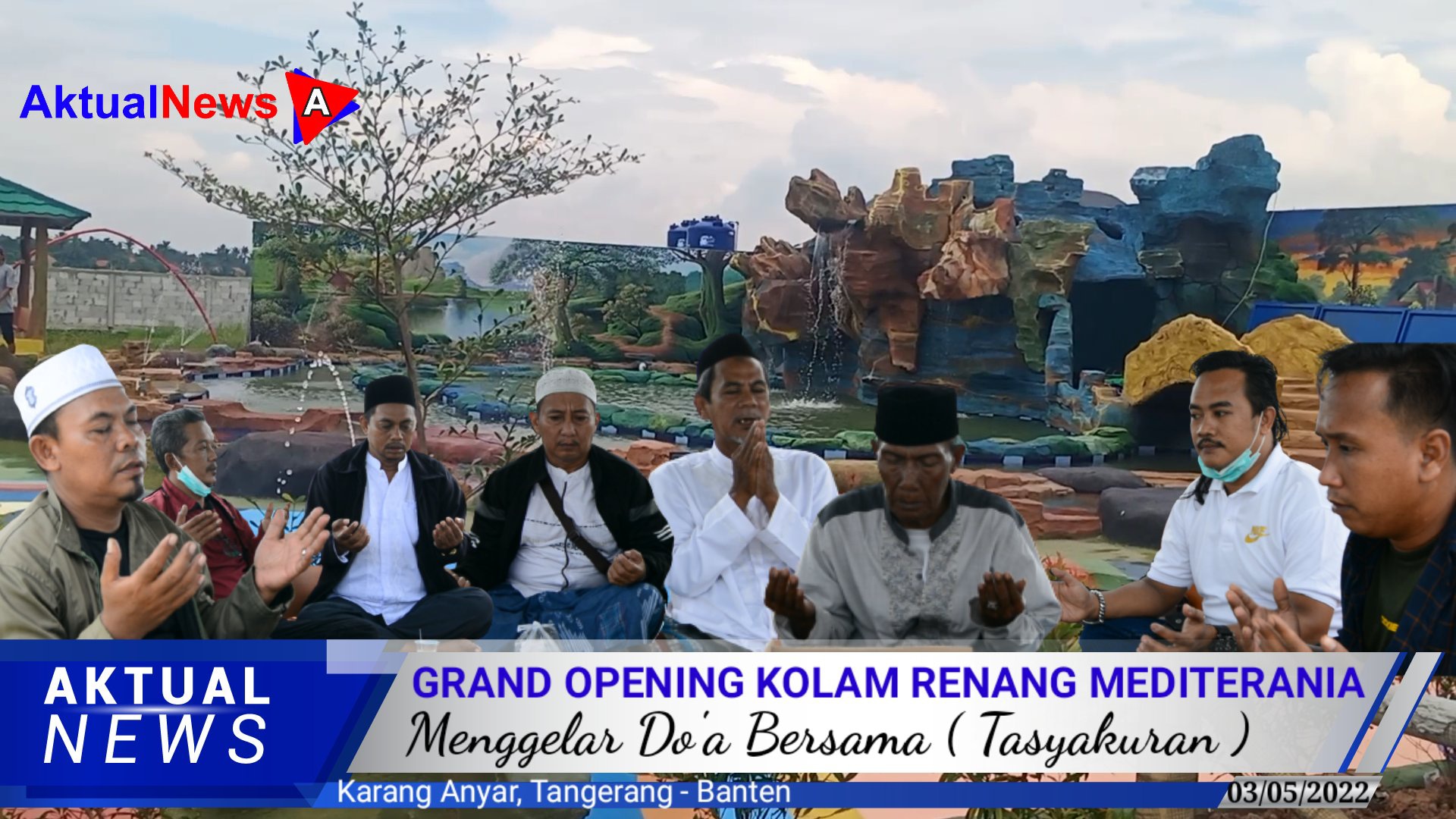 Grand Opening Wisata Kolam Renang Mediterania di Desa Karang Anyar Kecamatan Kemiri