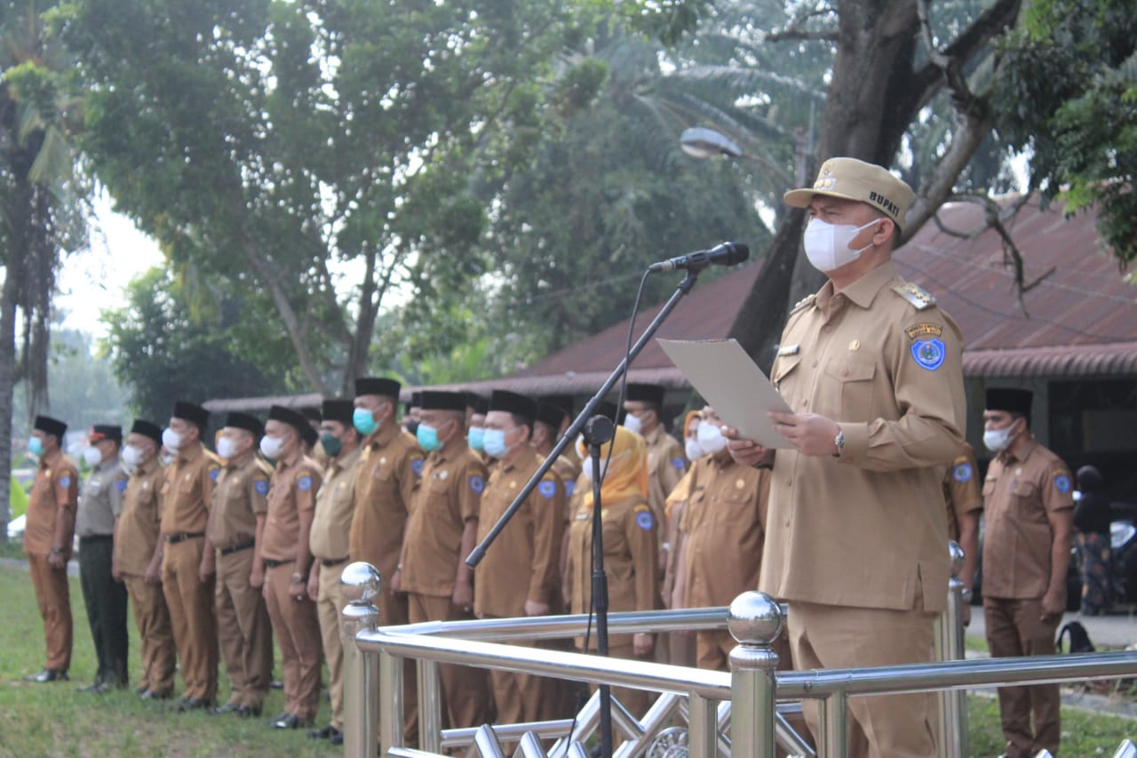 Pasca Libur Idulfitri, Bupati Labuhanbatu Tekankan ASN Tingkatkan Disiplin Kerja