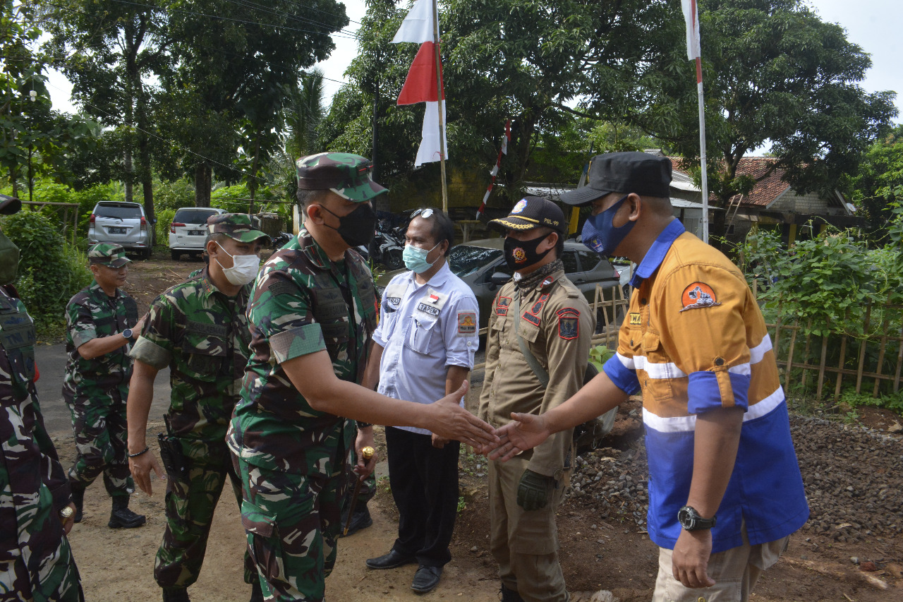 Kunjungi Wilayah Kodim 0622/Kab.Sukabumi, Danrem 061/Sk Laksanakan Berbagai Rangkaian Kegiatan