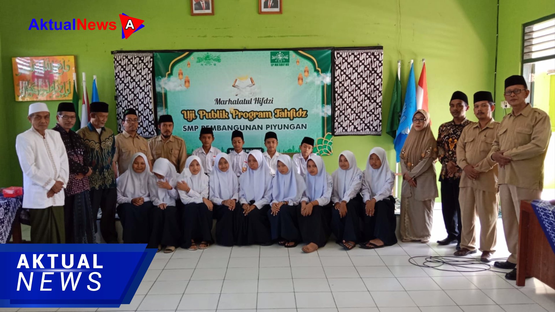 Uji Publik Program Tahfidz Qur’an di SMP Pembangunan Piyungan Yogyakarta Berjalan Sukses