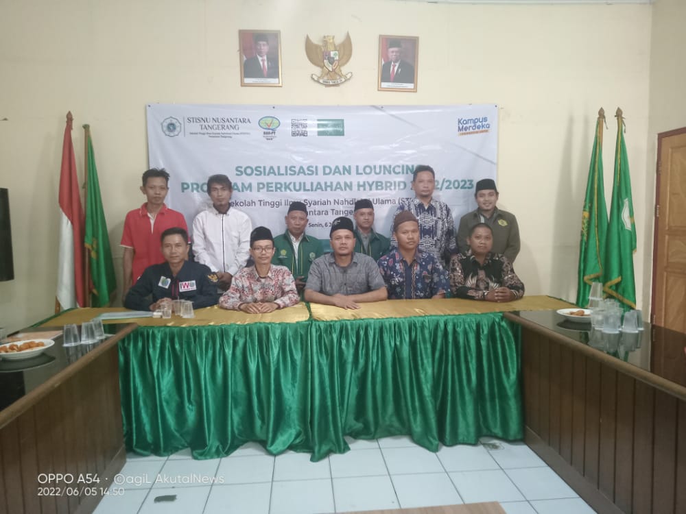 Sosialisasi dan Launcing Program Perkuliahan Hybrid 2022/2023 STISNU Nusantara Tangerang