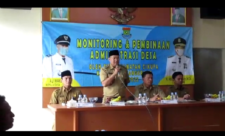 Tim Kecamatan Cikupa Monitoring dan Pembinaan Administrasi di Desa Cikupa