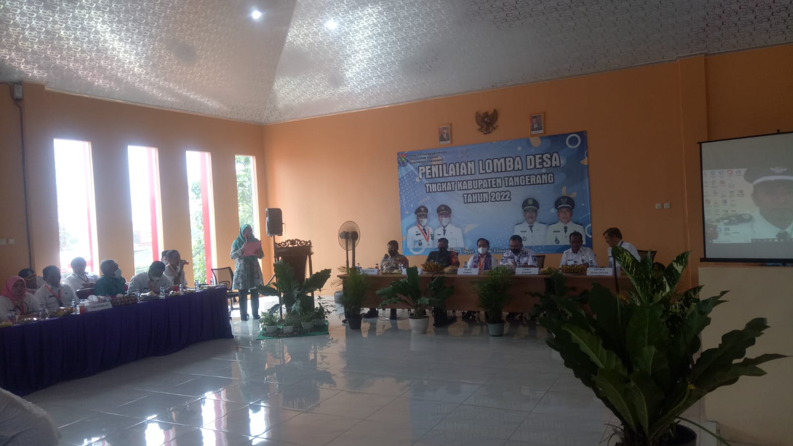 Desa Cikuya Kecamatan Solear Menjadi Tuan Rumah Dalam Penilaian Lomba Desa Se-kabupaten Tangerang