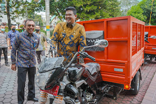 Walikota Medan Bobby Nasution Minta Becak Pengangkut Sampah Dinas Kebersihan dan Petamanan Harus Dipungsikan