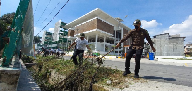 Menindak Lanjuti Program Walikota, PUD Pasar Medan Gotong Royong